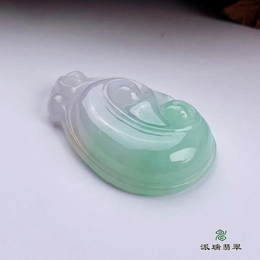 派瑞翡翠 翡翠挂件 糯种 飘花 商品图4