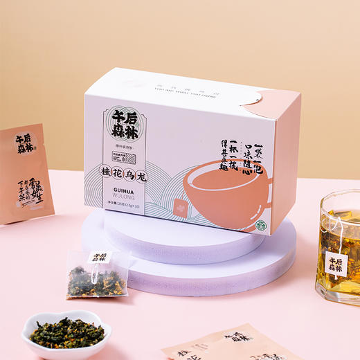 午后森林·桂花乌龙盒装 小包装茶包1包1泡健康饮品 2盒装 10包/盒 商品图0