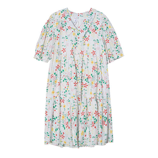 【时尚减龄孕妇碎花裙】实拍新款夏装孕妇短袖2022孕妇时尚碎花潮妈孕妇连衣裙 商品图5