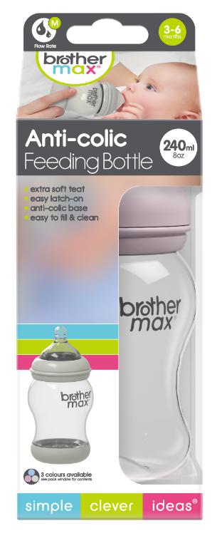 BM 加宽口径玻璃奶瓶+ M 奶嘴 商品图0