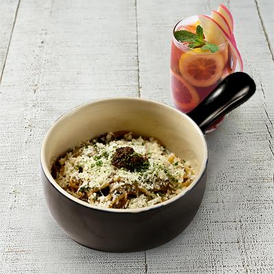 黑松露牛肝菌白酱意面+长岛柠茶 Black Truffle Porcini Mushroom Spaghetti+Berry Ros 商品图0