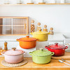 工厂内购铸味 | 22-28cm炫彩珐琅汤锅 蜂巢蓄能不易生锈 家用汤锅 电磁炉通用 商品缩略图1