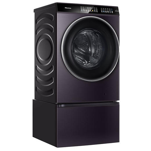 海信（Hisense） 12公斤 滚筒 洗衣机 星曜紫XQG120-BH1406CYFI 商品图3