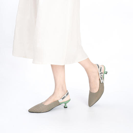 【REREJOY】 半包粗跟飞织王妃鞋 QC6381（年后72小时发货） 商品图14