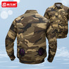 夏季纯棉降温风扇服男款带风扇的衣服充电户外工地工作服可拆工衣 商品缩略图0