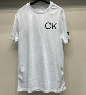 Calvin Klein Jeans/CK 男士简约纯棉圆领短袖T恤