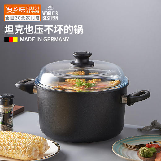 德国原装进口AMT不粘汤锅带盖高端不粘锅 商品图1