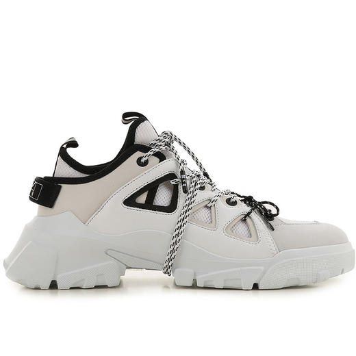 McQ 麦昆 男士低帮系带休闲运动鞋 白色 599097 R2678 1065 商品图0