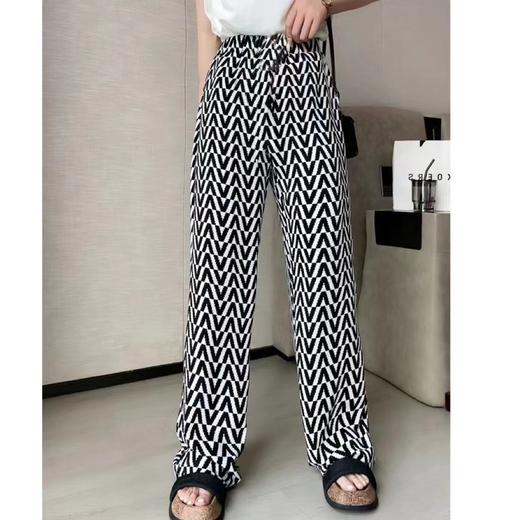 【YW】无忧购夏日新款冰爽高腰垂坠感抖抖印花凉凉裤(7.20号截单后3-7天发货） 商品图1