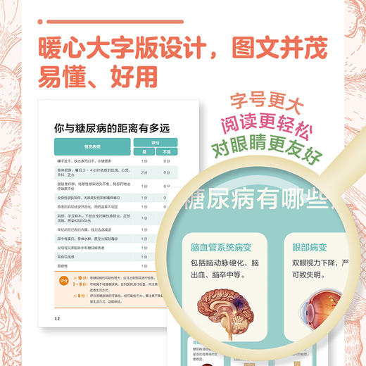 向红丁糖尿病饮食大字版 商品图2