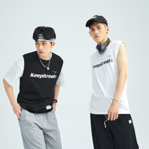 【断码清仓】HX 夏季圆领背心S109220026101/02 商品图0