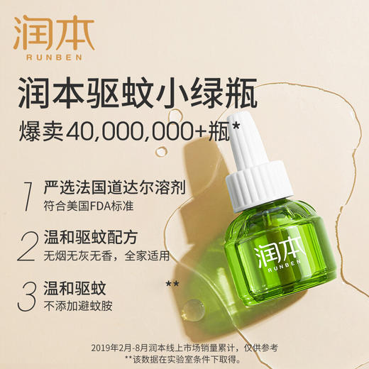 润本宝宝蚊香液婴儿童孕妇家用电热驱蚊液 商品图2