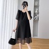 【优雅百搭孕妇连衣裙】实拍~夏季孕妇装轻柔软糯木耳边飞飞袖设计感连衣裙 商品缩略图6