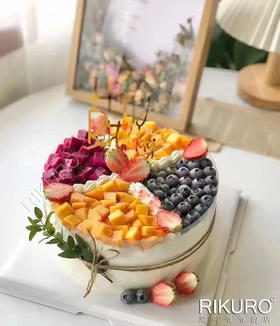 【盛夏果实】四拼鲜果蛋糕
