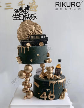 【男神生日快乐】豪车美酒悬浮蛋糕