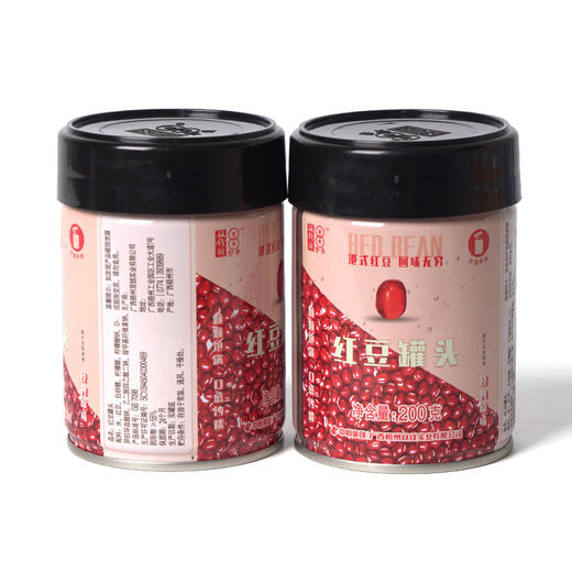广西梧州双钱牌红豆罐头甜品辅料200g*6罐/8罐/12罐特产下午茶休闲零食 商品图2