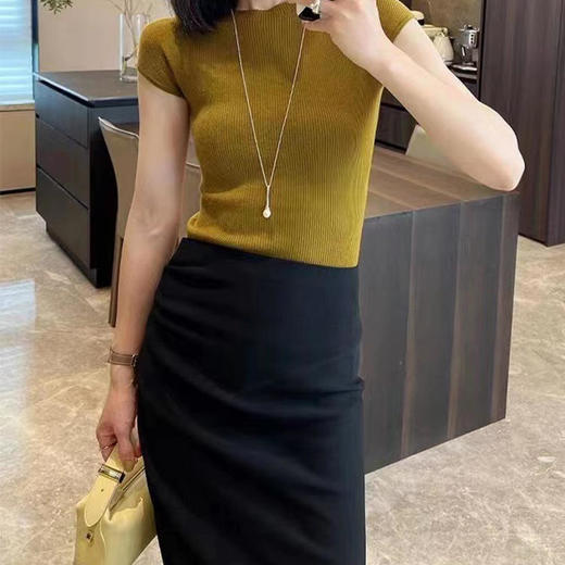 CSFS新款轻熟风气质修身上衣半身裙两件套 商品图0