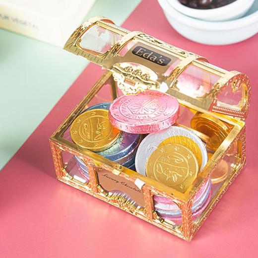 金币巧克力粉红宝藏盒100g 商品图1