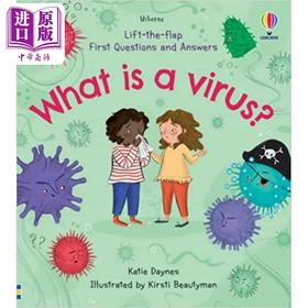 【中商原版】First Questions and Answers What is a Virus 尤斯伯恩启蒙翻翻学什么是病毒 英文原版儿童科普读物 3到6岁