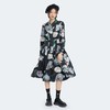 【不规则印花】谜底2022秋复古收腰印花连衣裙长袖227ML6125 商品缩略图0
