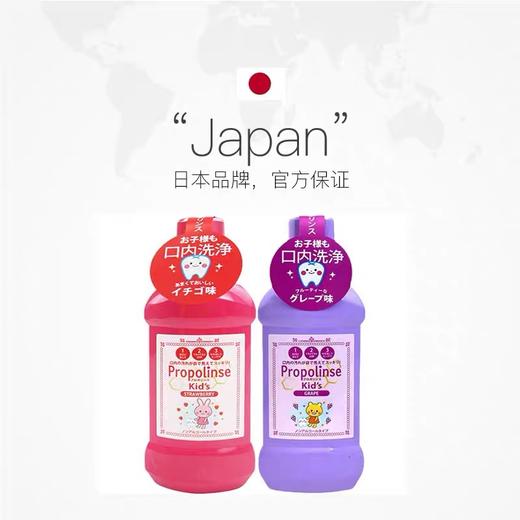 比那氏儿童漱口水 草莓味/葡萄味 商品图1