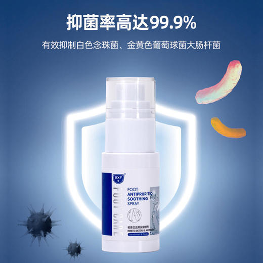 【轻松远离脚部问题】jiao气喷雾全球靶向专利技术植物萃取止痒修复除臭清足皮肤养护yao用级滋养 商品图2