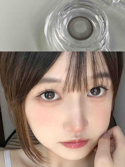 平价年抛 小泪包 Hymora  中直径14.2 着色13.4  (同品牌多副更划算 选款色板在详情页138一副 198两幅 238三副) 黑色渐变美瞳 商品图1