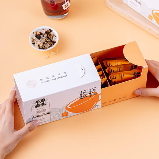 午后森林·山楂乌梅盒装 小包装茶包1包1泡健康饮品 2盒装 10包/盒 商品图1