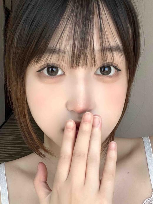 平价年抛 小泪包 Hymora  中直径14.2 着色13.4  (同品牌多副更划算 选款色板在详情页138一副 198两幅 238三副) 黑色渐变美瞳 商品图6