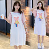 【清新可爱休闲假两件连衣裙】孕妇装2022孕妇中长款T恤假两件 商品缩略图1