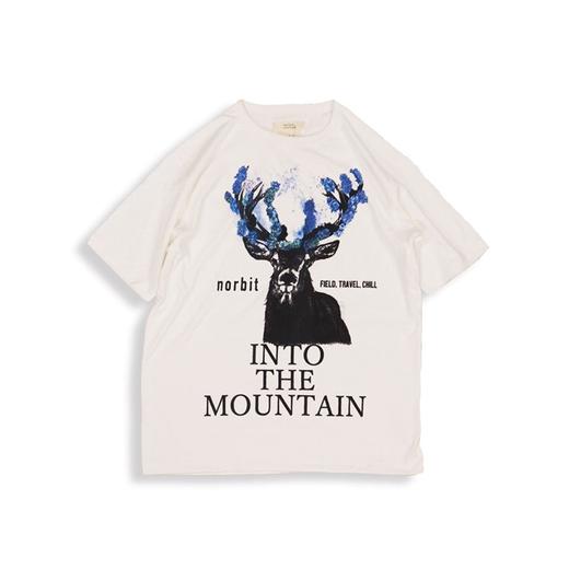 norbit Back Seam Print T-Shirts Nowartt 牡鹿印花户外主题T恤 商品图2