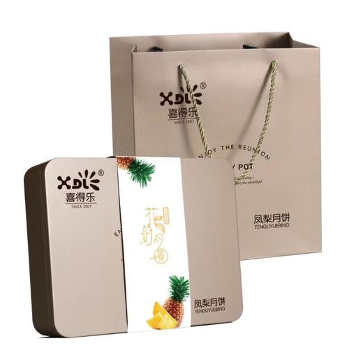喜得乐-凤梨中秋月饼礼盒 4颗装 商品图2