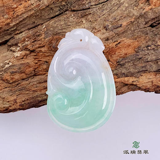 派瑞翡翠 翡翠挂件 糯种 飘花 商品图2