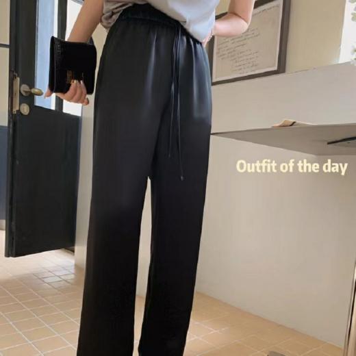 【Meidou studios 梅豆】2022新款明星同款汤汤裤醋酸真丝面料丝滑轻软舒爽空气感7色可选 商品图4