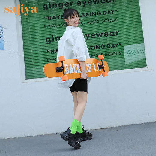 Ssafiya索菲娅潮酷机甲风云感轻盈底老爹鞋2022秋新款网面运动鞋SF23112408 商品图3