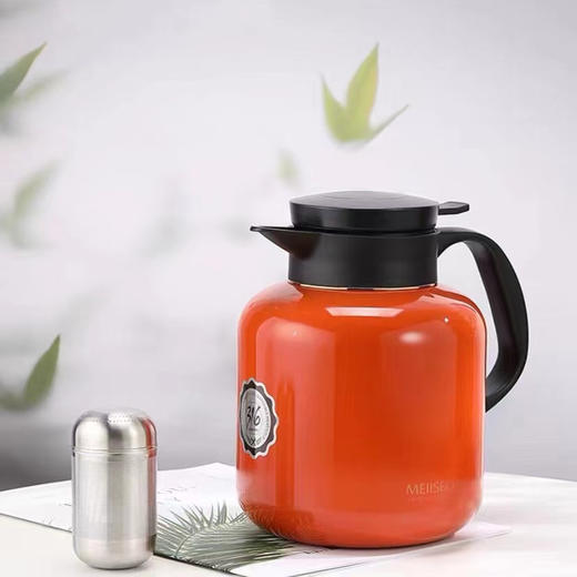 永利汇米索焖茶壶316不锈钢大容量保温带温度显示家用户外老白茶焖泡壶 商品图0