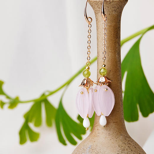 JGL-03220273新款简约耳环女显瘦耳坠感流苏耳夹耳饰 商品图2