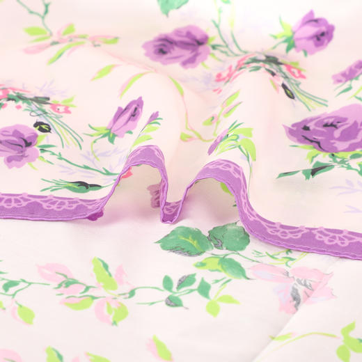 韩国品牌（桑蚕丝棉）印花小方巾 7A 7B 5B 上 商品图7