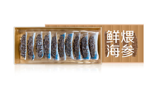 【新品上市】鲜煨海参10只+营养粥10袋礼盒装 商品图1