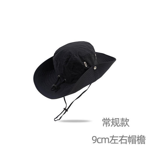 日系潮牌抽绳渔夫帽子男女夏季透气防晒户外登山钓鱼帽西部牛仔帽 商品图3
