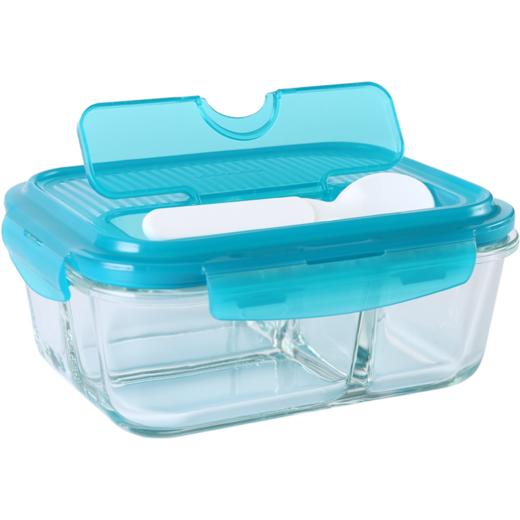 乐扣乐扣（LOCK&LOCK）保鲜盒玻璃饭盒分隔便当yc0309037 商品图1