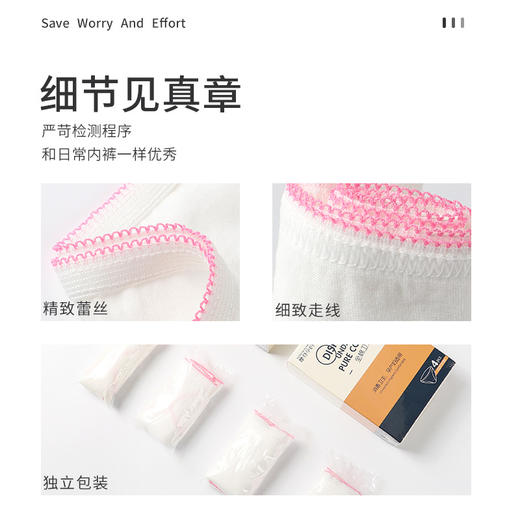 摩登孕妈一次性内裤孕产妇纯棉大码旅行内裤XL-XXXL 商品图5