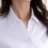【防水防油防污】罗蒙女士长袖V领衬衫纯色舒适抗皱易清洗商务通勤衬衣女 商品缩略图5