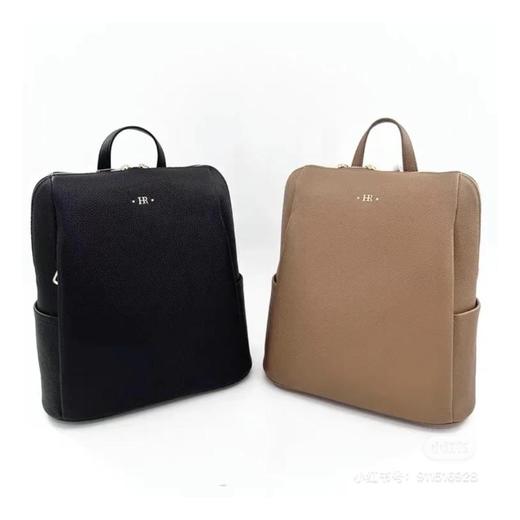 3楼HR头层软牛皮经典百搭双肩女包 商品图0