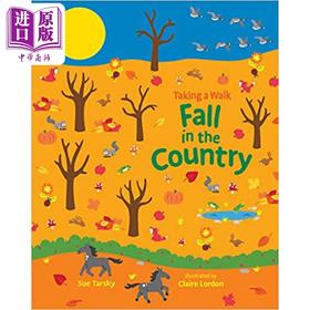 【中商原版】Fall in the Country 秋天的乡间 英文原版儿童绘本 故事绘本 Sue Tarsky 3到6岁 