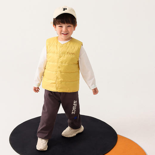 商场同款棉果果秋季新款男女童两面穿羽绒马夹正反面两穿贴身或外穿M302171922541 商品图1