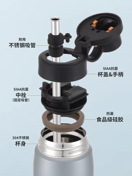 【虎牌】B7F 虎牌不锈钢吸管杯MCS-A050 商品图1