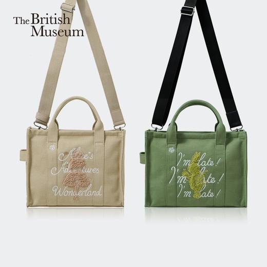 大英博物馆爱丽丝手提斜挎包棉帆布包托特包单肩送女友七夕礼物 商品图1