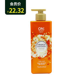 바디워시LG On The Body安宝笛香水持久沐浴露 浪漫满心（金盖黄）