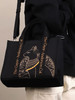 【米舍】大英博物馆安德森猫刺绣手提斜挎包 商品缩略图1